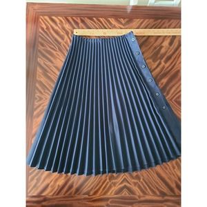 Comicon school uniform Vintage Navy Pleated Skirt